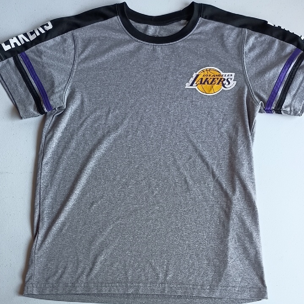 Gray Los Angeles Lakers T-Shirt